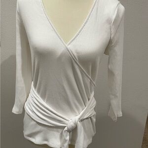 Express top. NWT white top. Size L